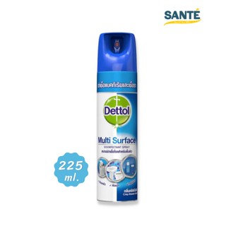 [225 ML] สเปรย์ฆ่าเชื้อ เดทตอล สีฟ้า DETTOL Disinfectant Spray Crisp Breeze กลิ่นคริสป์บรีซ