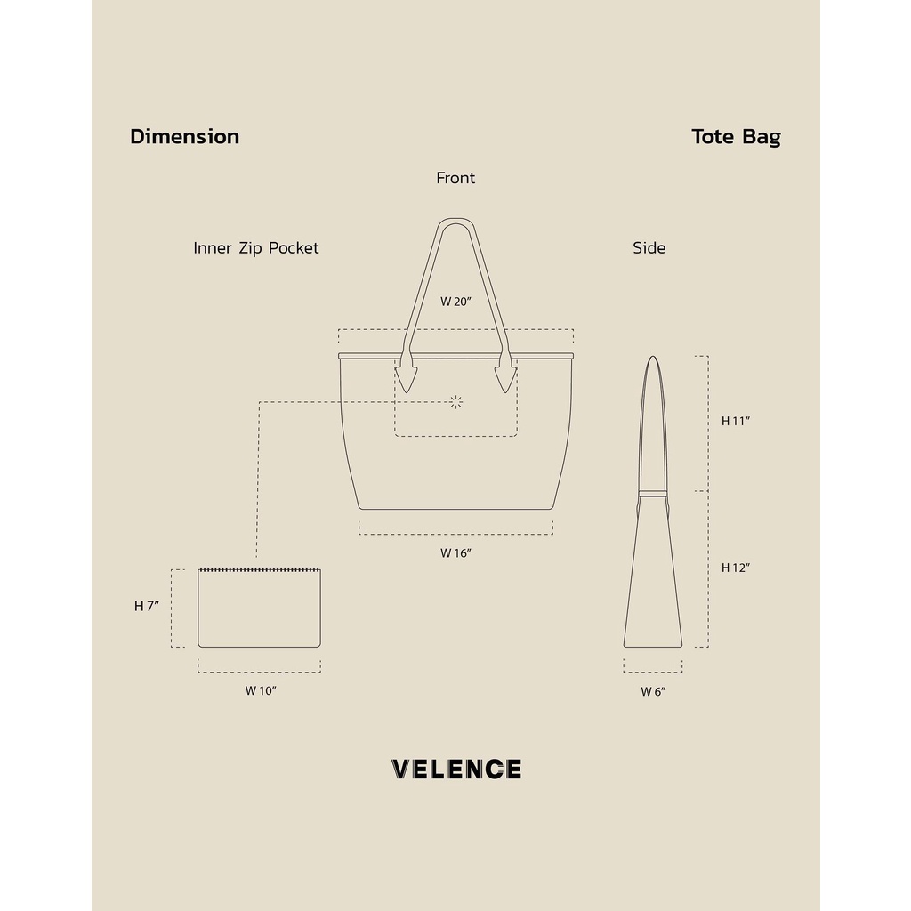 （พร้อมส่ง）วิน WIN VELENCE TOTE BAG ราคา ถูกที่สุด ดีลบีเคเค แกลเลอรีภาพที่ 5