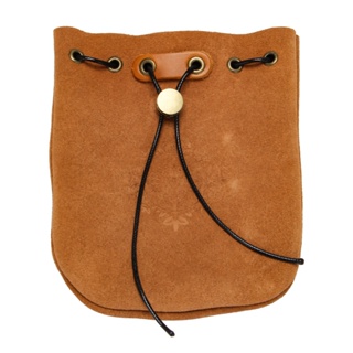 Outdoor Leather Cheap Coin Purse Coin Bag Drawstring Pouch Calabash Jewelry Packing Bags