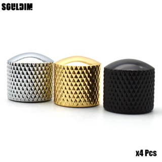 4ชิ้นโลหะกีตาร์ไฟฟ้าโทนปริมาณควบคุมความเร็วลูกบิดกีตาร์สวิทช…