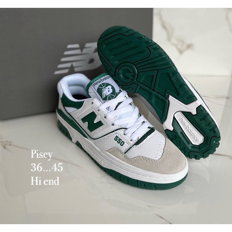 🎊🛍รองเท้าผ้าใบ New balance 550รุ่นมาใหม่ รองเท้าผ้าใบงามแท้ใส่ได้ทั้งผู้หญิงและผู้ชาย