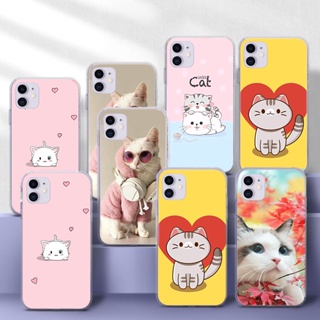 เคสโทรศัพท์มือถือแบบนิ่ม TPU ใส ลายการ์ตูนแมวน่ารัก ERT93 สําหรับ Redmi S2 Note 9S 10 Note 11S 11 PRO