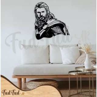 [FudFudAR] ฝุด-ฝุด-อะ ธอร์ Thor Marvel รูปภาพตกแต่งผนัง รูปติดผนัง ฉลุลายจากอะคลิลิค Acrylic ผลิตในประเทศไทย