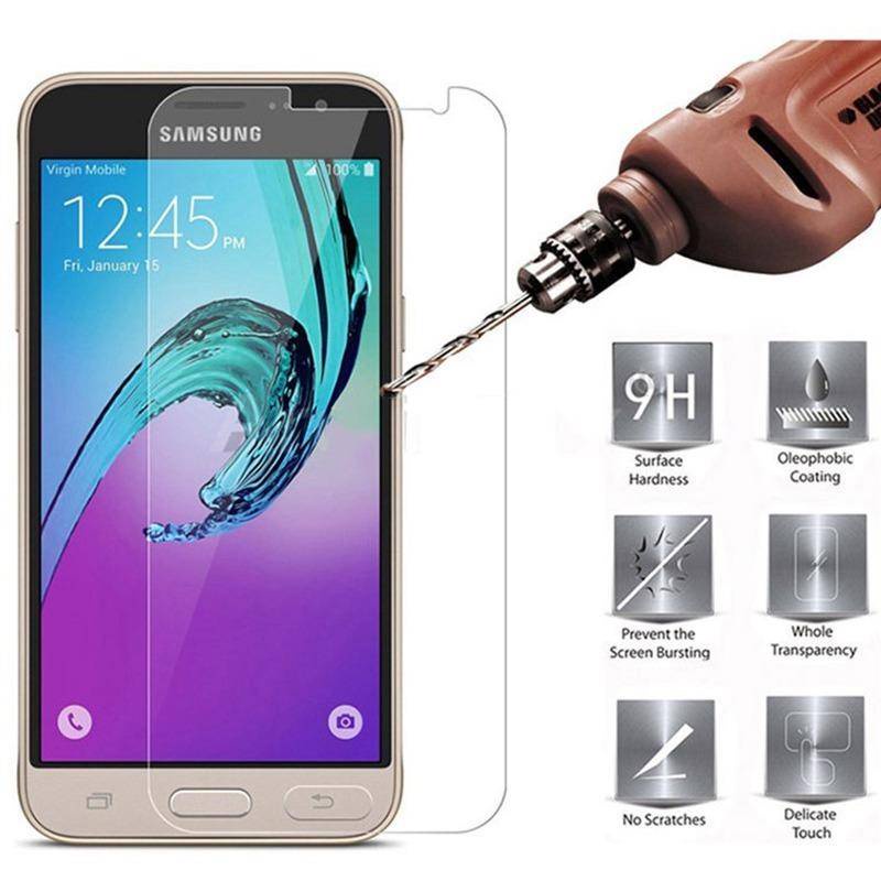 กระจกนิรภัยสําหรับ Samsung Galaxy A3 A5 A7 J1 J3 J5 J7 2016 2017 9H ป้องกันหน้าจอแก้ว