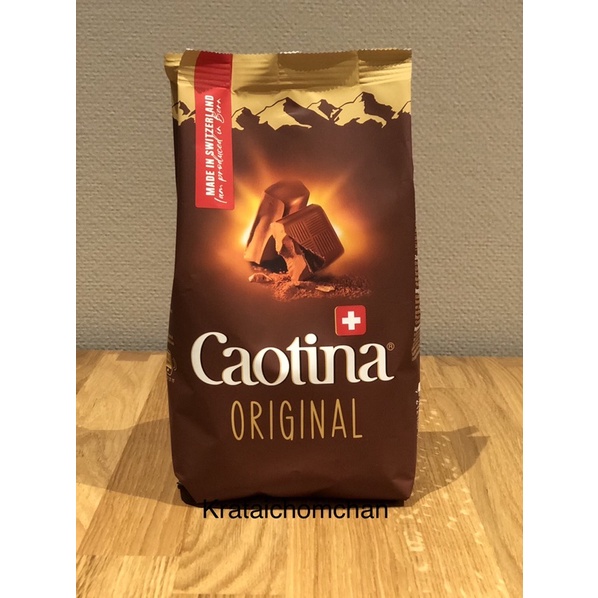 Caotina Original เครื่องดื่มชอคโกแลตพรีเมี่ยมสวิส🇨🇭แบบถุง ขนาด 400กรัม