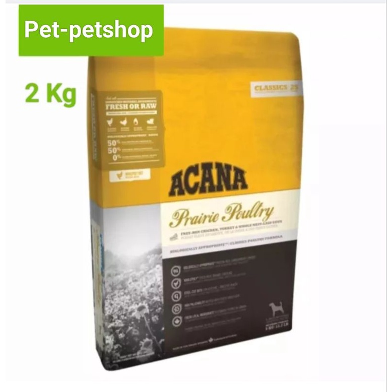 อาหารสุนัข ACANA Prairie Poultry 2 Kg
