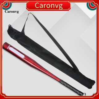 Caronvg กระเป๋าเป้สะพายหลัง ใส่ไม้เบสบอล แบบนิ่ม สีดํา แบบมืออาชีพ