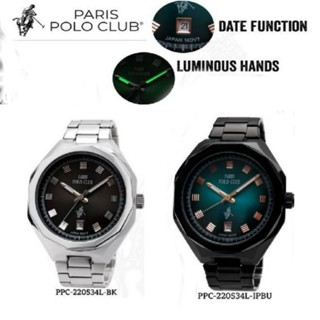 Paris Polo Club นาฬิกาผู้หญิง รุ่น PPC-220534L  สายสเตนเลส