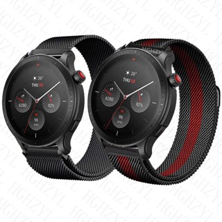 สายนาฬิกาข้อมือแม่เหล็ก 22 มม. สําหรับ Amazfit GTR 4 3 Smart Watch Band Wriststrap Correa Amazfit GTR4