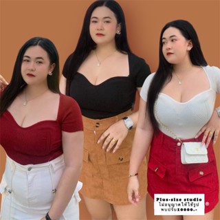 เสื้อ สาวอวบ ไหมพรม ดราม่า แขนสั้น