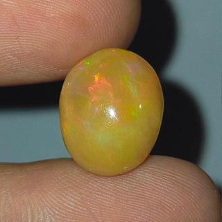 พลอย โอปอล เอธิโอเปีย ธรรมชาติ แท้ ( Natural Opal Ethiopia ) หนัก 5.38 กะรัต