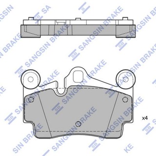 ผ้าดิสเบรคหลัง PORSCHE CAYENNE 9PA 2003-2010 AUDI Q7 4LB Quattro 2006-2014 VW TOUAREG 2002-2010 HI-Q