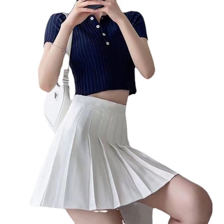 กระโปรงเทนนิส ใส่ทำงาน oversize แฟชั่นผู้หญิง สไตล์เกาหลี