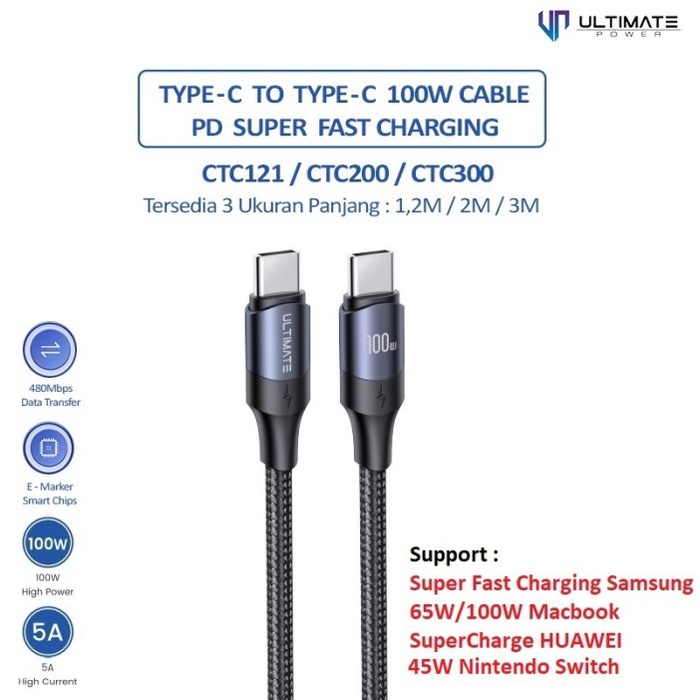 ASUS Hyper Charge ROG 3 5 6 PD 100W Ultimate Data Cable 100%