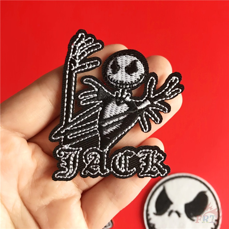 ☸ แผ่นแพทช์ ลายการ์ตูน The Nightmare Before Christmas สําหรับตกแต่งเสื้อผ้า ☸ 1 ชิ้นแจ็ค Skellington DIY เย็บบนเหล็กบนป้ายแพทช์ - รูปที่ 2