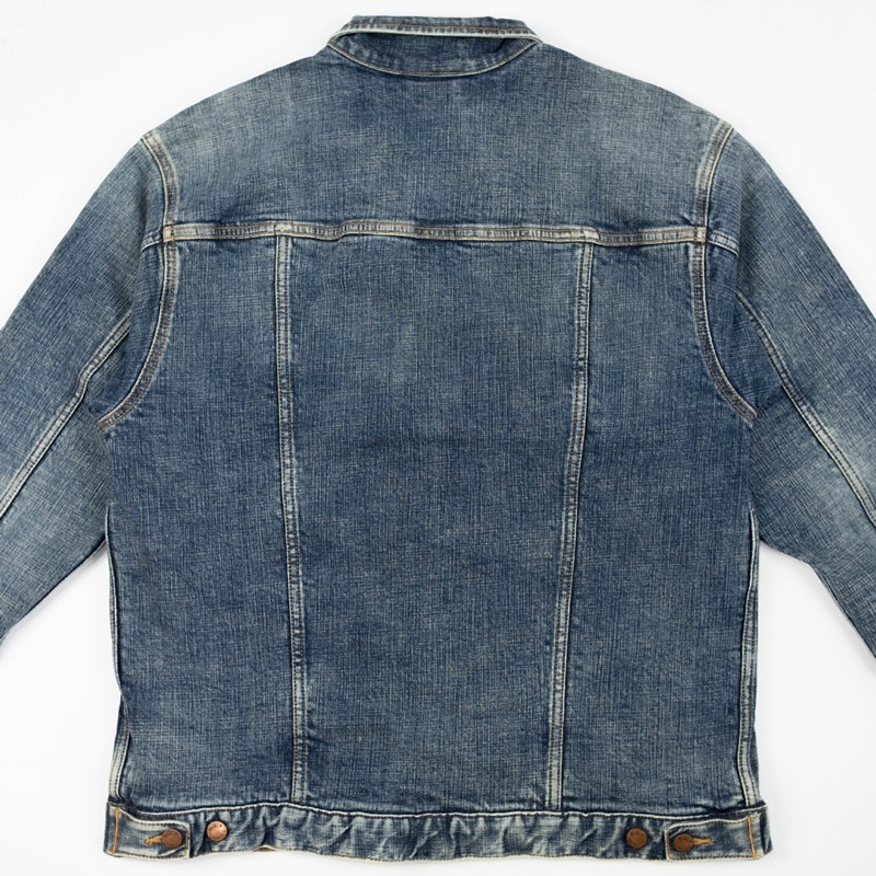 Nudie Jeans Benny Jacket Vintage Blue size M ของแท้ 100% #3