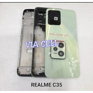 เคสกรอบหน้าจอ Lcd แบบเต็ม สําหรับ Realme c35