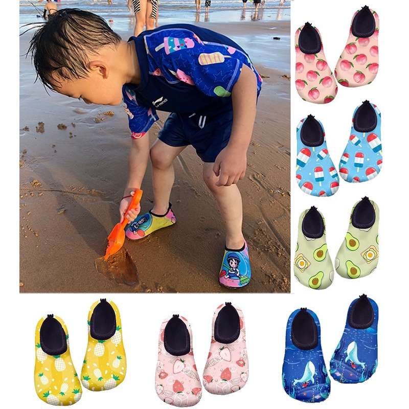 mige รองเท้าเดินชายหาด ลายการ์ตูน น่ารักๆ พร้อมส่ง รุ่น 8042-8064-8065