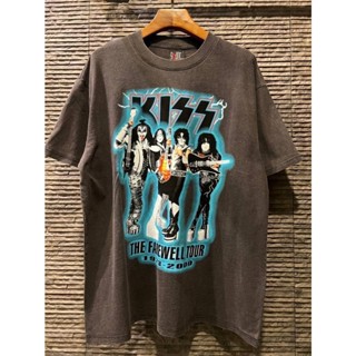 GIANT TEE JAYS KISS VINTAGE 90S THE FAREWELL TOUR 1978-2000 T-SHIRT เสื้อยือคอกลมแขนสั้น เสื้อวินเทจ ไจแอนด์ ทีเจย์