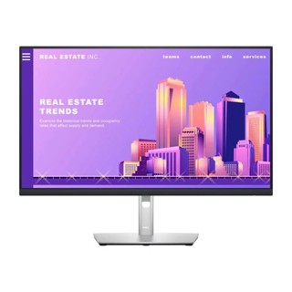 Dell Professional Monitor P2722H, 27.0" (จอคอมพิวเตอร์) ความละเอียด 1920x1080, HW LBL, Ultrathin bezel