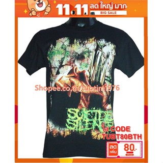 เสื้อวง Suicide Silence เสื้อวงดังๆ วินเทจ เสื้อวินเทจ ซูไซ ไซเลน SSE1107