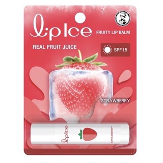 @ลิปไอซ์ ฟรุตตี้ ลิปบาล์ม สตรอเบอร์รี่ 3.5กรัม (Lipice Fruity Lip Balm Strawberry 3.5g.)