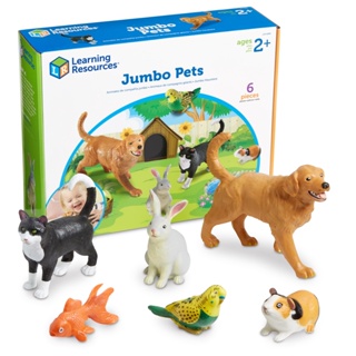 [Ages 2 yrs +] Jumbo Domestic Pets - [จากแบรนด์ Learning Resources ] [พร้อมส่ง]!!!