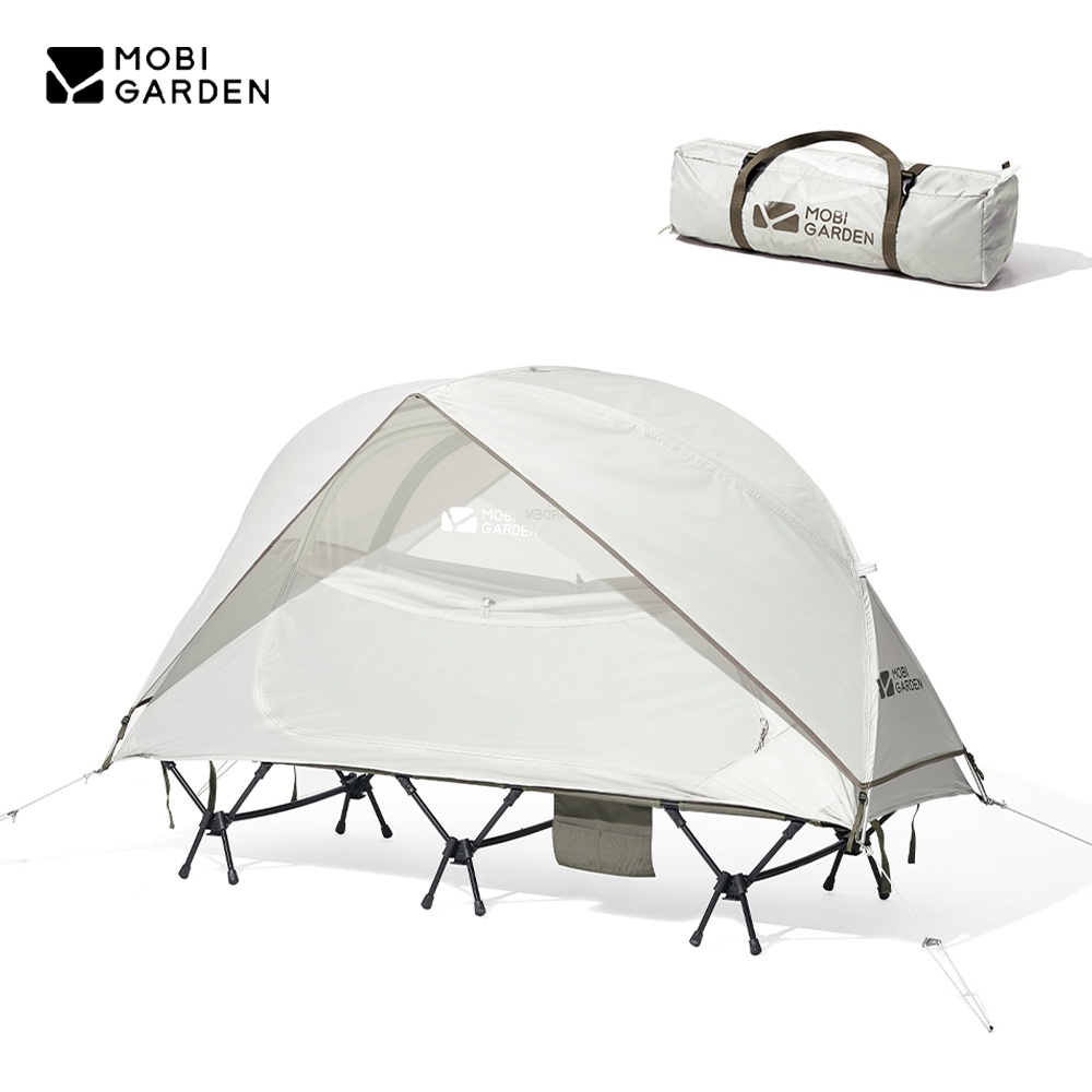 Mobi GARDEN เต็นท์ตั้งแคมป์ สําหรับคนเดียว กันน้ํา น้ําหนักเบา แบกเป้ เดินป่า (ไม่รวมผ้าฝ้าย) อุปกรณ์ตั้งแคมป์