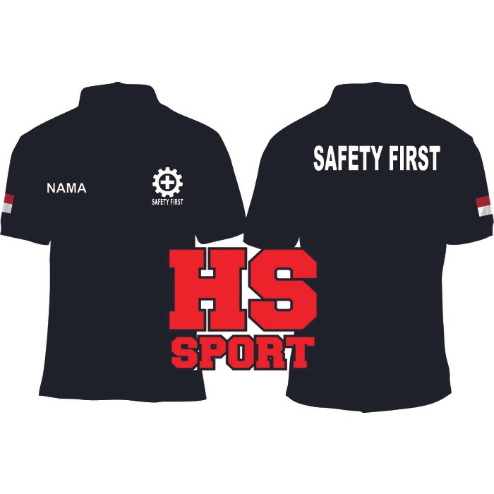 SAFETY FIRST POLOSHIRT - POLO Safety First FREE NAME - SAFETY FIRST