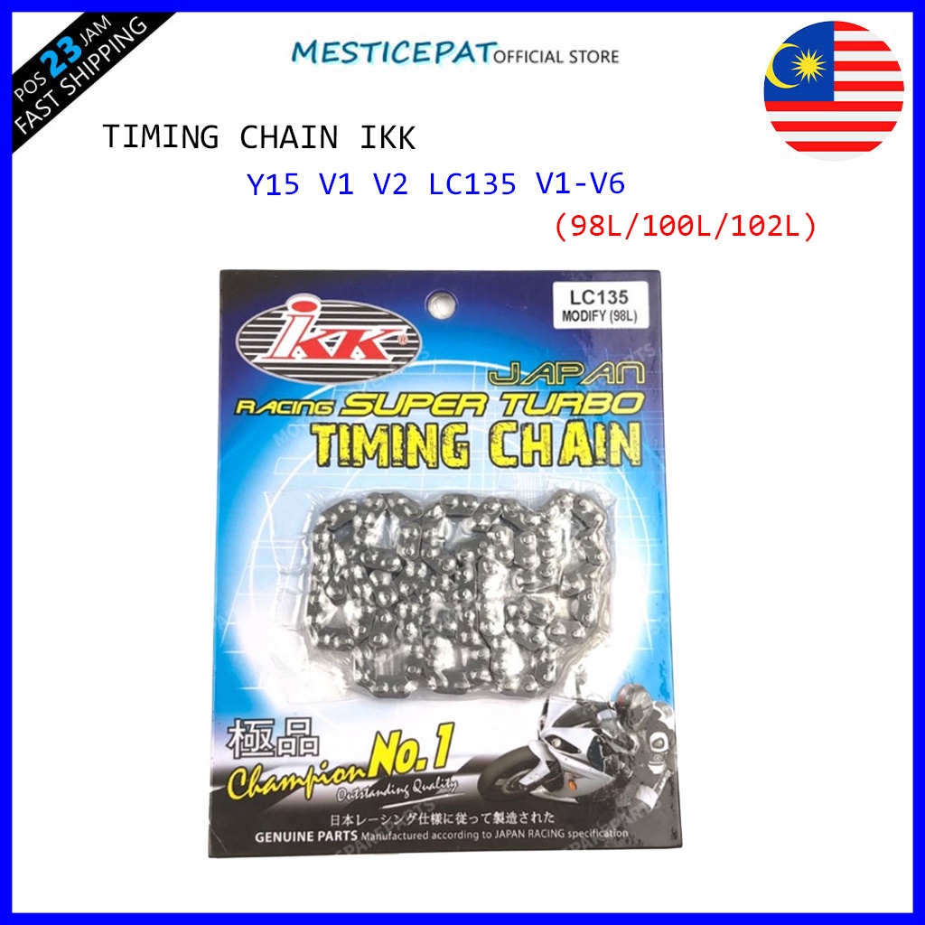 TIMING CHAIN IKK Y15 V1V2 / LC135 V1-V6 (98L/100L/102L) สําหรับ JET ROD