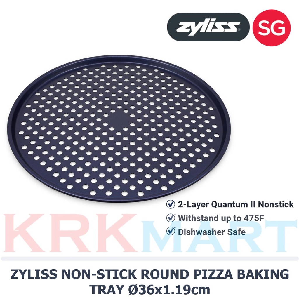 Zyliss ถาดอบพิซซ่าทรงกลม Non-Stick Ø36x1.19ซม