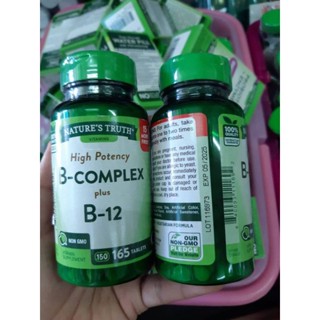 Natures Truth High Potency B-Complex Plus B-12 165 Count