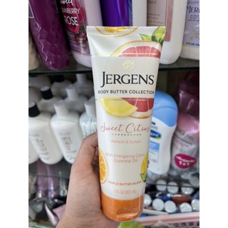 Jergens Body Butter Collection Sweet Citrus 207ml. เจอร์เกนส์ บอดี้ โลชั่น บัตเตอร์ คอลเลคชั่น สวีท ซิตรัส