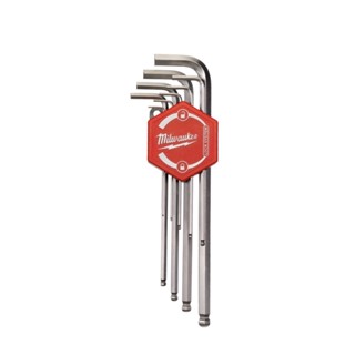 MILWAUKEE NO.4932478621 BALL END HEX KEY SET 1.5MM-10MM 9PC.Factory Gear By Gear Garage