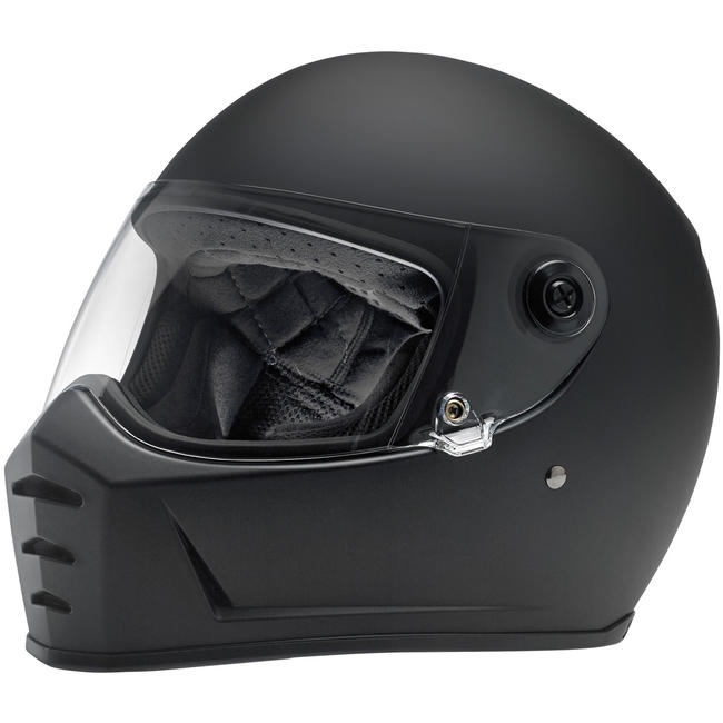 หมวกกันน็อค BILTWELL LANE SPLITTER HELMET - FLAT BLACK By Life and Kustom