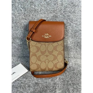 COACH 3051 RACHEL PHONE CROSSBODY IN SIGNATURE CANVAS