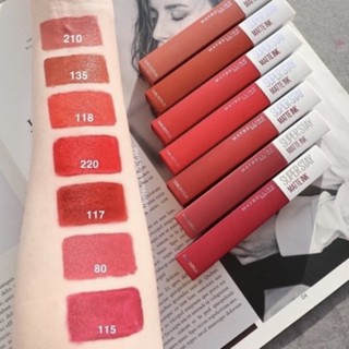 พร้อมส่ง‼️Maybelline Superstay Matte Ink ROGUE REDS