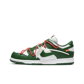 Off-White X Nike Dunk Low LTHR OW  รองเท้าผ้าใบ รองเท้าวิ่ง【สปอตของแท้อย่างเป็นทางการ】