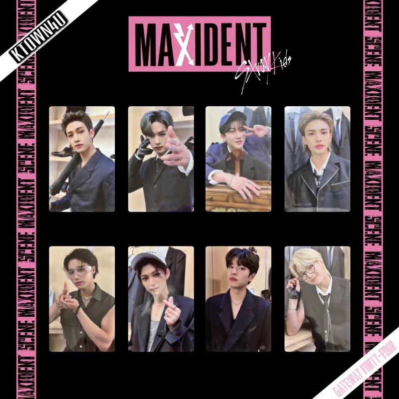 ファッションの straykids MAXIDENT JYP特典 skzoo トレカ 8枚セット K