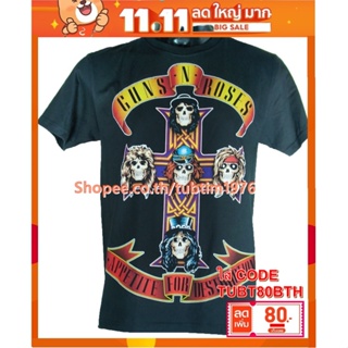 เสื้อวง Guns N Roses เสื้อวินเทจ ลายอมตะ เสื้อวินเทจ กันส์แอนด์โรสเซส GUN1219