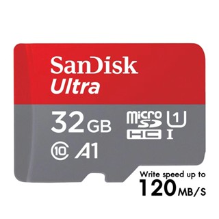 SanDisk MicroSDHC Ultra ความเร็ว 100MB/S ความจุ 32GB Class10 (Micro SD)