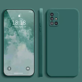 เคส Samsung A51 เคส Samsung A71 เคส Samsung M51 A50 A30S A50S A31 A70 A7 2018 90° เคสโทรศัพท์มือถือ เคสโทรศัพท์มือถือ ขอบตรง สําหรับ YT