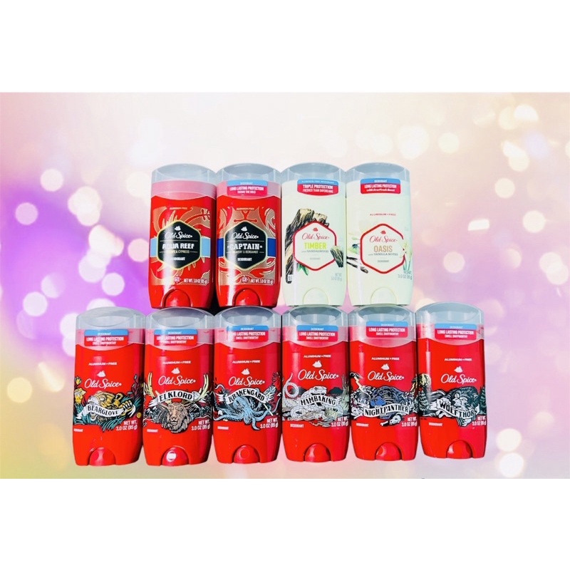 Old Spice Deodorant ระงับกลิ่นกาย ขนาด (85g) เจลสีฟ้าแท่ง