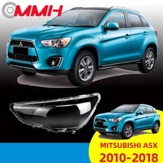 ฝาครอบเลนส์กระจกไฟหน้า สําหรับ Mitsubishi Asx 2010-2018 เลนส์ไฟหน้า ฝาครอบไฟหน้า ไฟหน้ารถยนต์ ไฟหน้าสําหรับ ฝาครอบไฟหน้าตรงรุ่น ฝาครอบเลนส์  headlamp cover ไฟหน้า โคมไฟหน้า ฝาครอบเลนส์