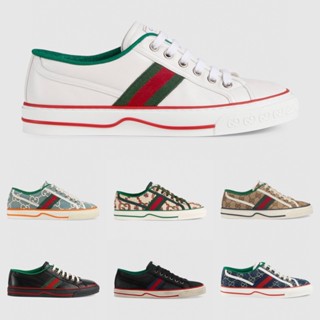 พรี​ ราคา4200 Gucci Tennis 1977 รองเท้ากีฬา รองเท้าผู้หญิง34-40 รองเท้ากีฬา รองเท้าผู้ชาย5G-11G