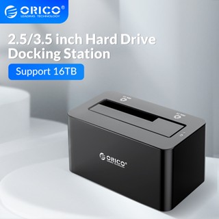 Orico HDD Docking Station hdd dock กล่องฮาร์ดดิสก์เชื่อมต่อ 2.5 3.5 USB3.0 เป็น SATA รองรับ HDD Capicity UP 16TB (6619US3)