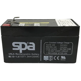 SL12-1.3 SPA Battery 12V 1.3A แบตเตอรี่แห้ง สำรองไฟ 12V 1.3Ah SL แบตเตอรี่สปา แบตเตอรี่ SPA แบตแห้ง SPA แบต UPS ไฟฉุก...