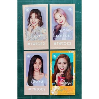 การ์ด IC Sticker ของแถม อัลบั้ม ญี่ปุ่น TWICE - #TWICE2 / HAPPY HAPPY Album จื่อวี ดาฮยอน จีฮโย พร้อมส่ง ทไวซ์ Card