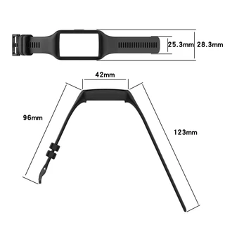 สายรัดซิลิโคนสำหรับ ใช้กับ Huawei Band 6 / Huawei Band 7 / Honor Band 6 กันน้ำ สายนาฬิกาข้อมือซิลิโคน ค