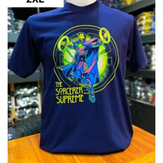 เสื้อยืดMarvel_ลิขสิทธิ์แท้ลายDr.Strangeสีดำ/สีกรม.(mvx-114)